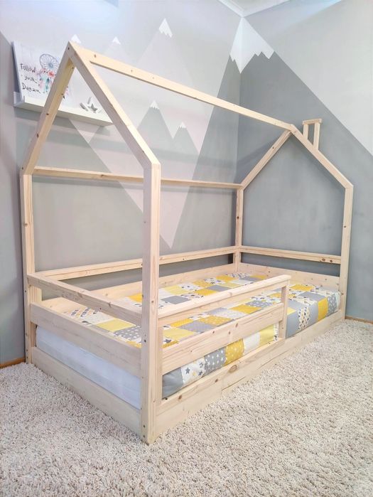 Модел: "ПЕПИ" | Детско легло къщичка в стил Монтесори