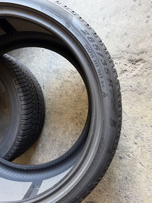 4 anvelope iarna 285/35/22 , Pirelli , 5.7-6.3 mm , DOT 2021