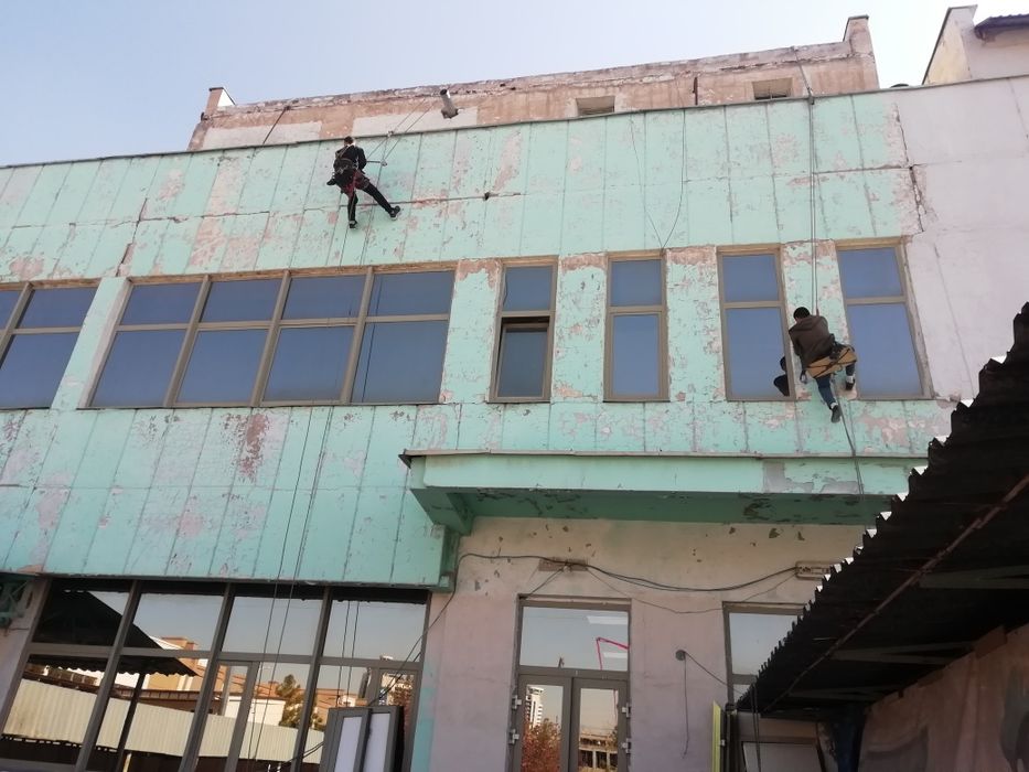 Alpinist xizmati. Альпинист.alpinist oyna yuvish mantaj kraska reklama