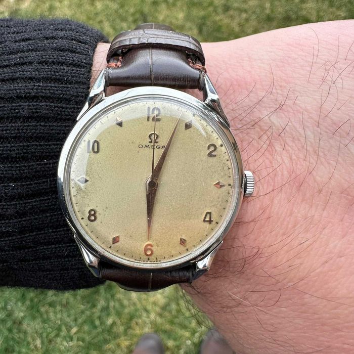 Ceas Omega Vintage, cca anii '50, mecanism mecanic, model foarte rar