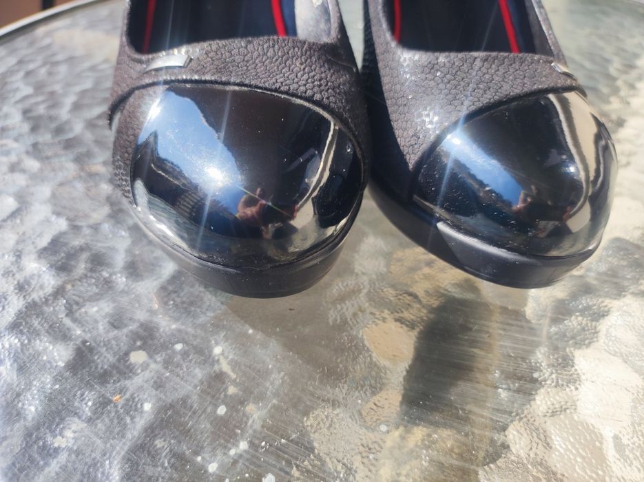 Официални дамски черни обувки №37, като нови