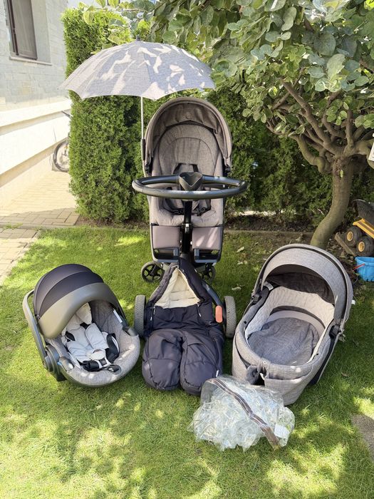Carucior Stokke Xplory V6 3 in 1 full accesorizat