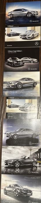 Оригинални немски Mercdes колекционерски каталози списания C E S G SL