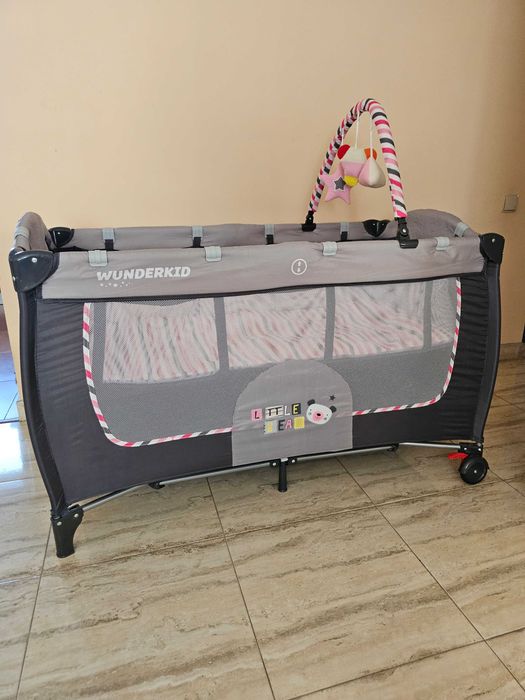 Patut pliant Wunderkid + saltea pliabila cocos Mykids