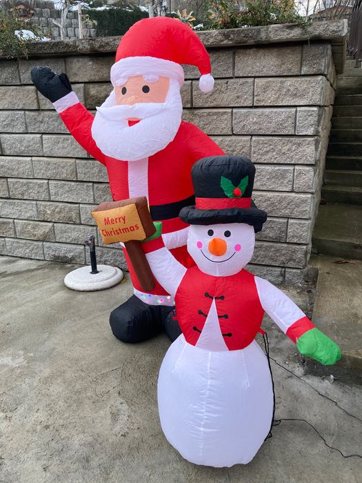 Надуваем светещ снежен човек - 1.20 см височина