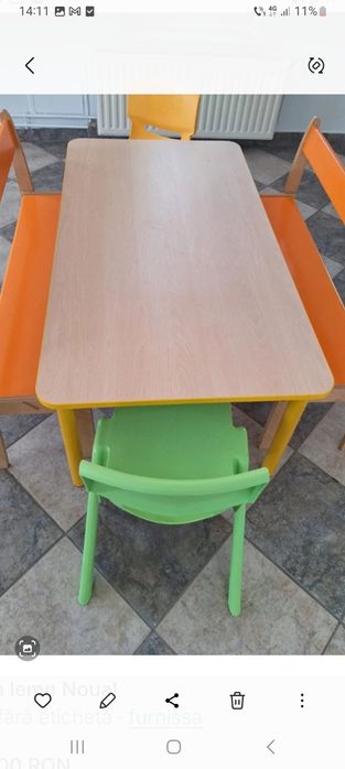 Scaune plastic copii- noi