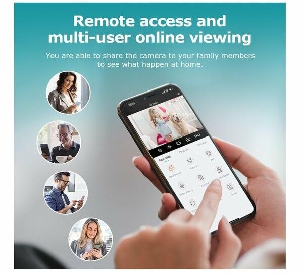 ABQ‑V5 Wi‑Fi Videonanya yosh bola uchun camera