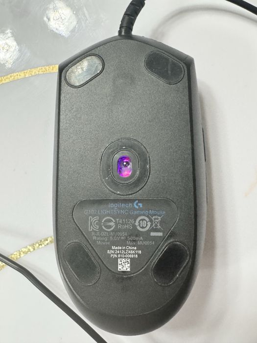 Мышька Logitech G102 Lightsync черный