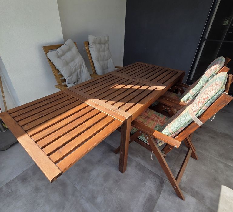 Set mobilier terasa masa extensibila