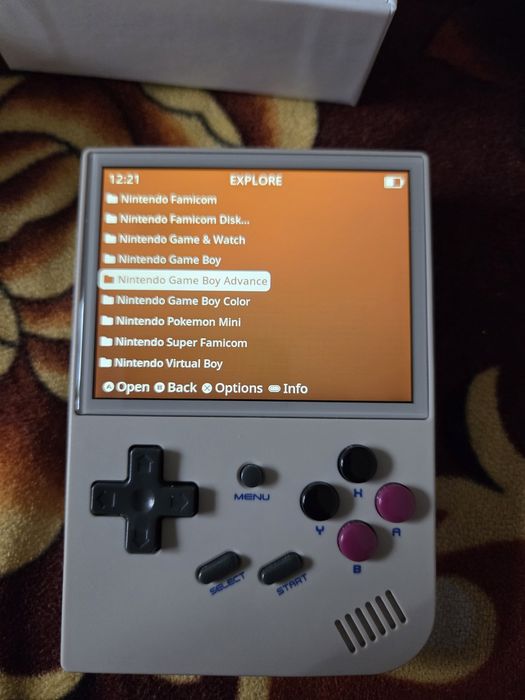Consola Anbernic RG35XX (2024) – Custom OS (muOS) + Pachet complet de jocuri