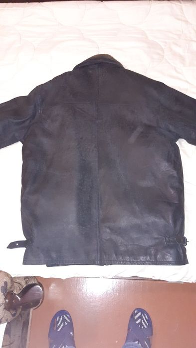 Кожанная куртка мужская Пилот