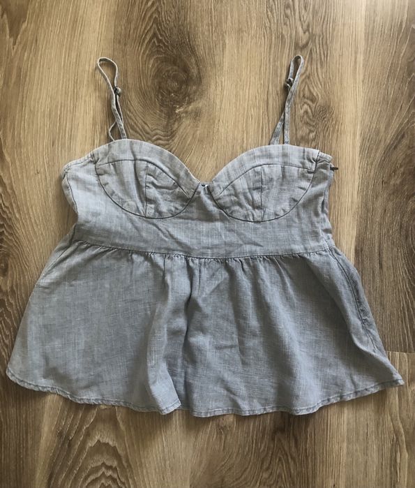 Льняные штаны h&m