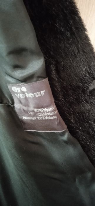 Дамско палто, велур, размер XL