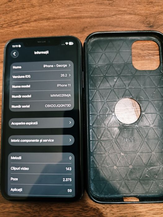 Ipfone 11 ,că nou, 128 giga