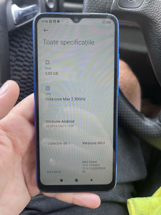 Xiaomi Redmi 9C 64GB 3GB RAM albastru impecabil