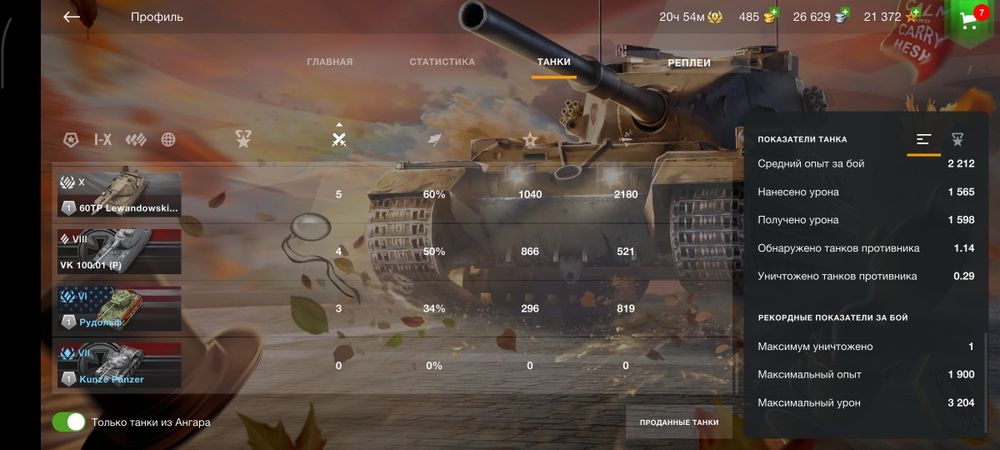 Продаю аккаунт WoT BLitz