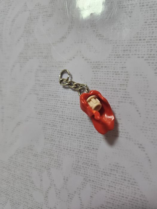 Лего волосы брелок