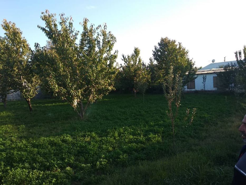 Участок   Назарбек 13соток кадастр есть,  сотка 11000$  газ свет вода.