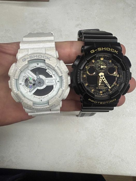 Casio G Shock GA-100CF-1A9 + GA-110HT