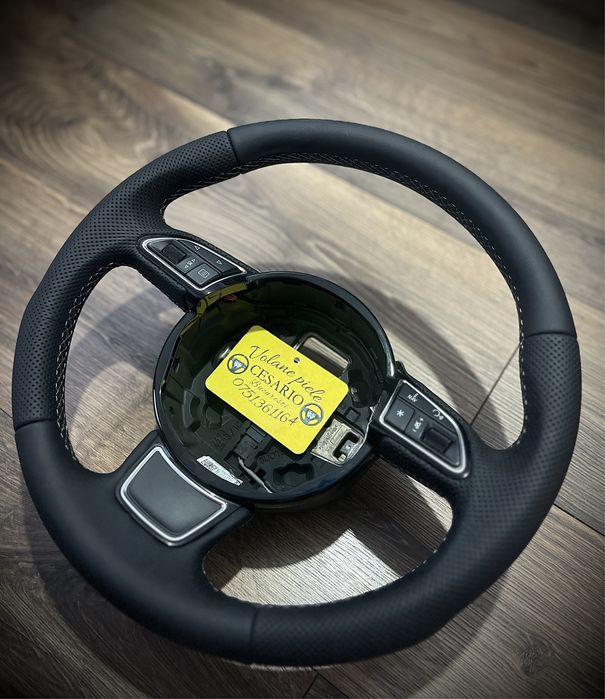 Volan piele naturala Audi Q3,Q5,Q7,A1,A3,A4,A5,A6