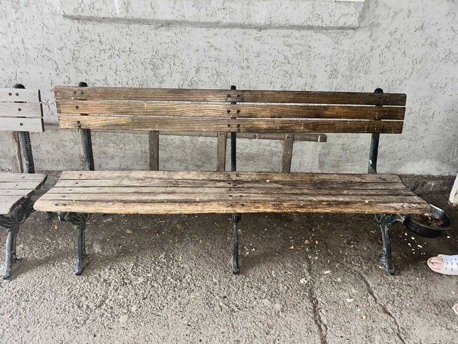 Скамейка садовая чугунная (литая)