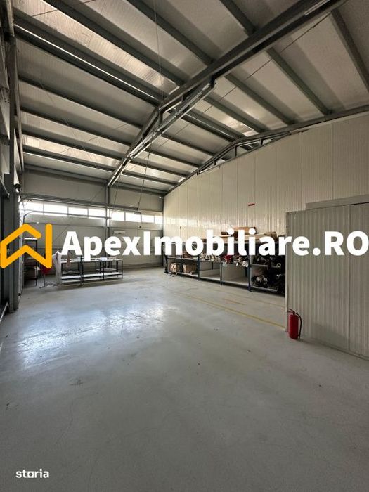 Hala Industriala Vest Ploiesti 550 mp + Birouri | Parcare 20 auto | Ac