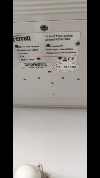 Boiler Ferroli Titano 50l