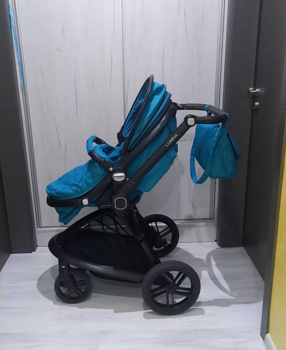 Бебешка количка 2 в 1 Lorelli Lumina Dark Blue