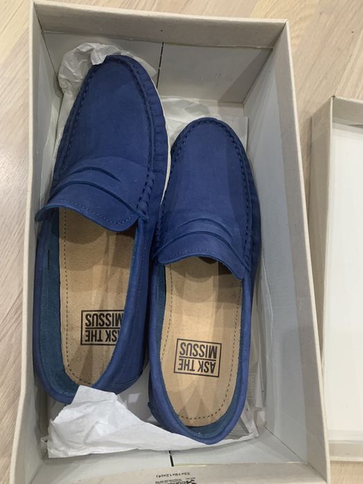 Нови мъжки обувки естествена кожа ASK THE MISSUS номерът е 41