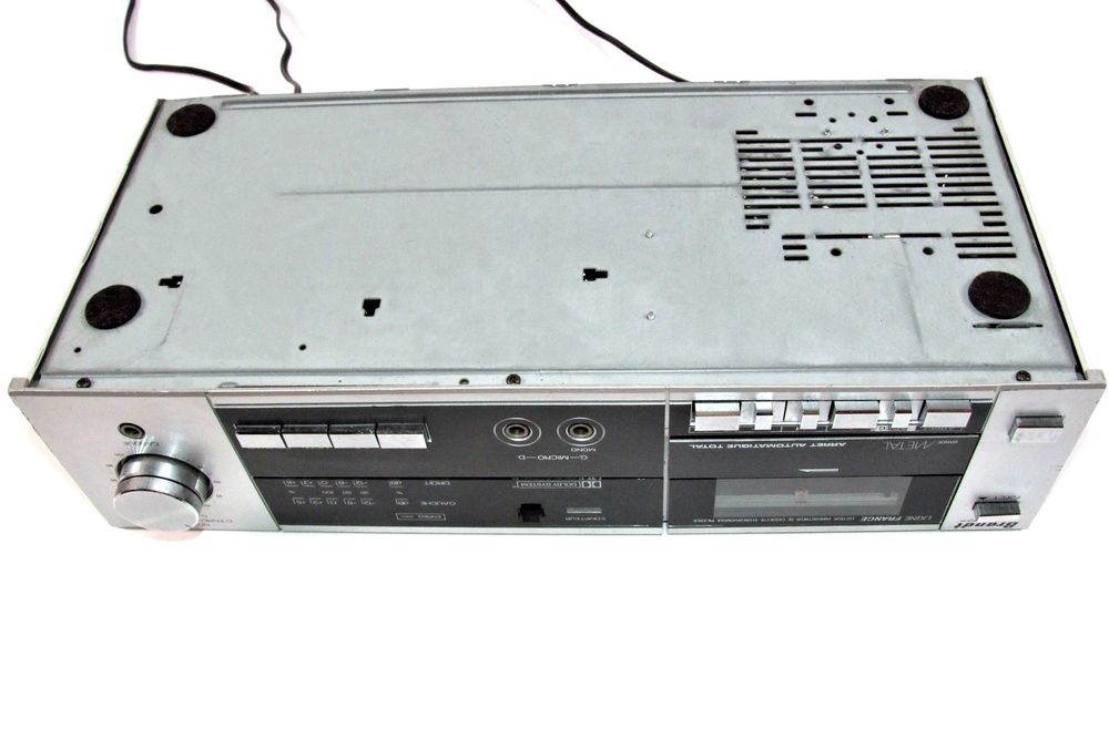Casetofon deck Brandt PK235D stereo, dolby, Made in France, arata si functioneaza ca NOU