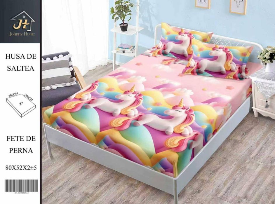 Lenjerie de pat digitala 3 piese finet