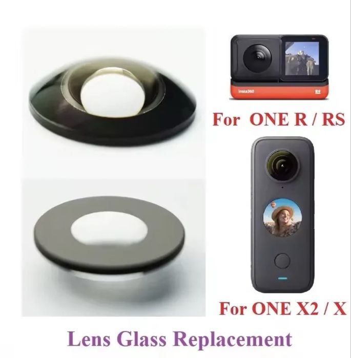 Insta 360 x2, ONE/R, RS, kamera uchun oynak. Himoya oynasi emas kamera