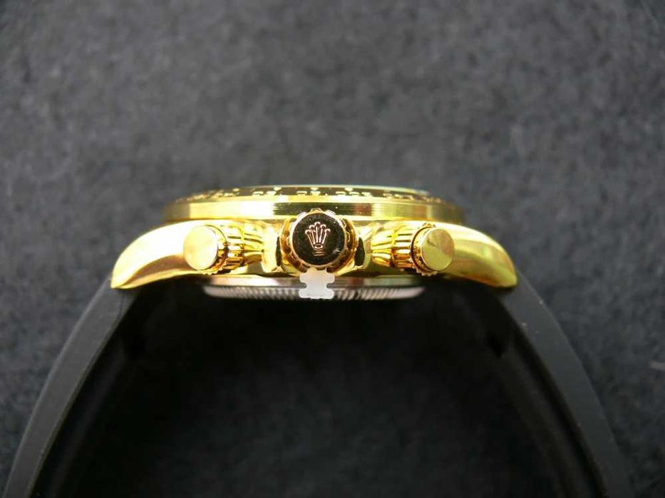 Ceas TIP R.O.L.E.X DAYTONA GOLD&BLACK SILICONE Edition Lux Elegant 2026 !!!