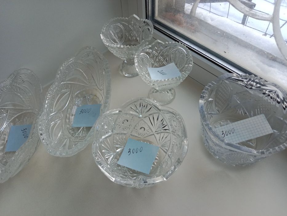 Хрусталь советский, не дорого, договорная