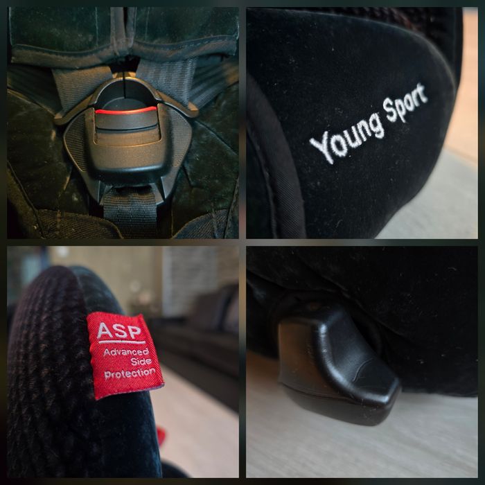 Детско столче за кола Recaro Young Sport (9-36 кг) – Пълен комплект / Рекаро