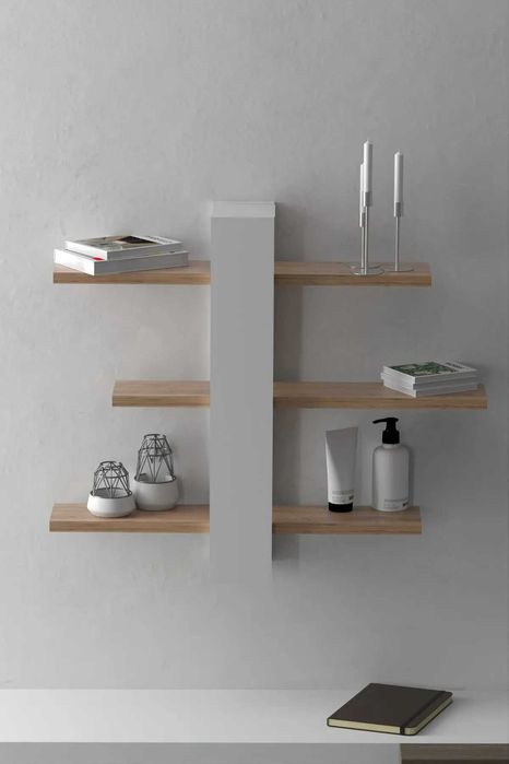 Етажерка с 3 рафта за стена / Декоративен рафт за стена