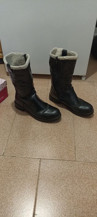 Топли дамски ботуши - номер 40