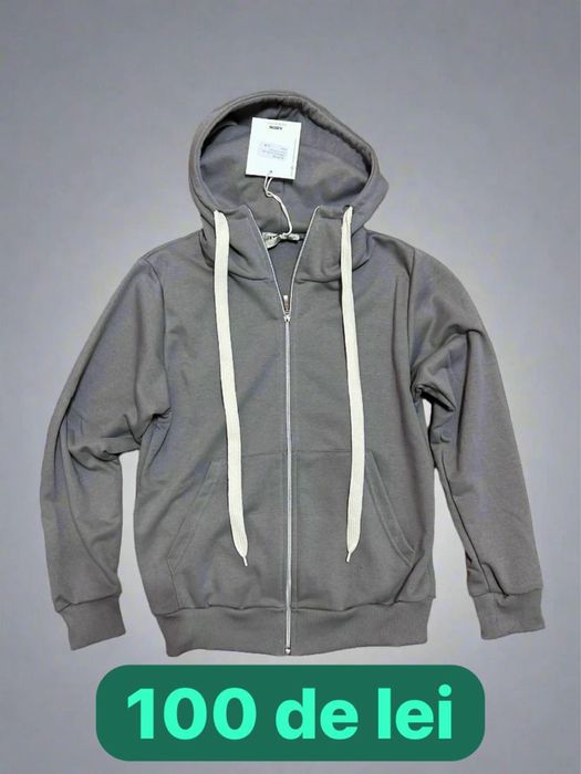 hanorac gri cu siret lung unisex | Atelier AXD