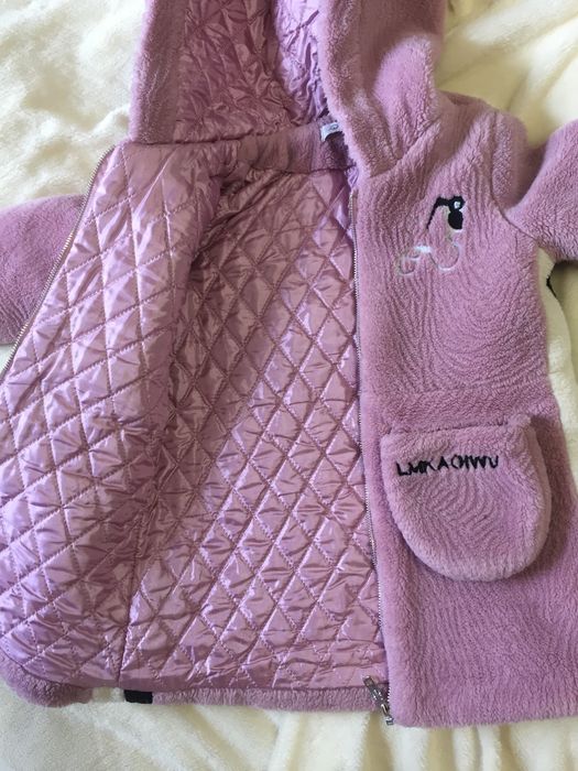 Шуба детская теплая