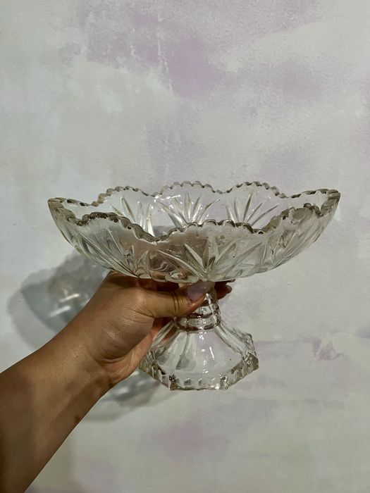 Хрустальные чаши салатницы