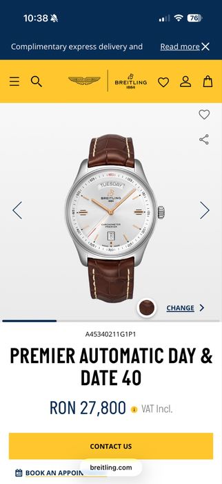 Breitling Premiere Automatic Day&Date 40