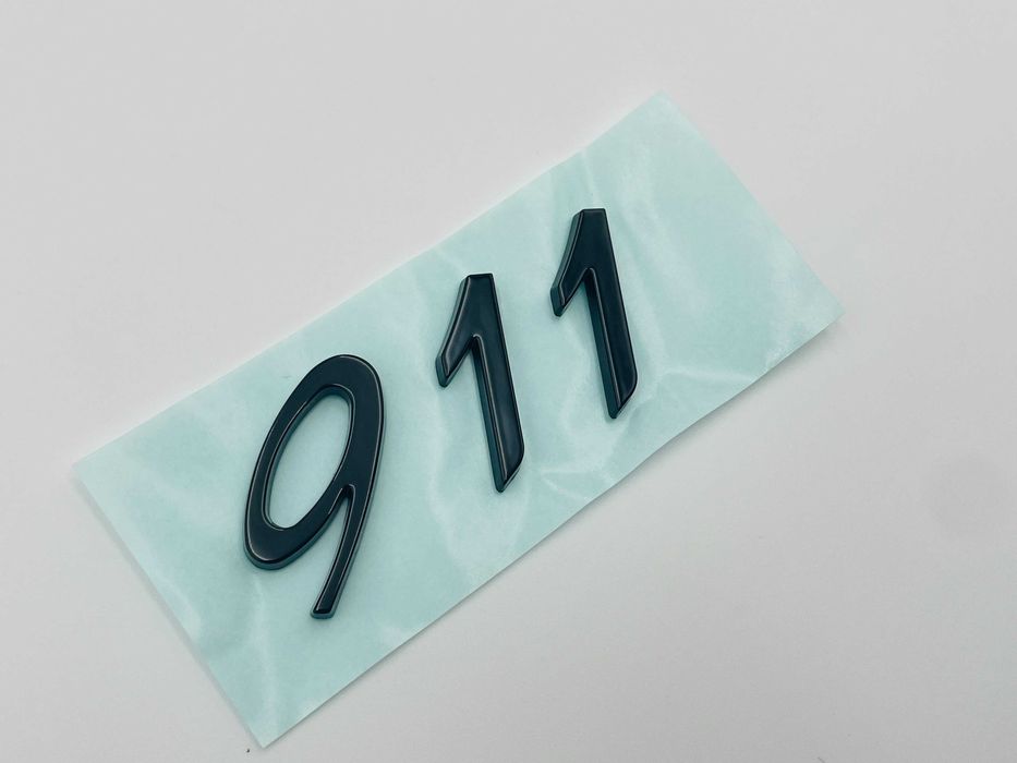 Emblema Compatibila PORSCHE 911 negru