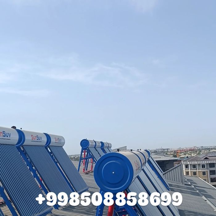 Quyosh suv isitgichlari. Солнечный водонагреватель