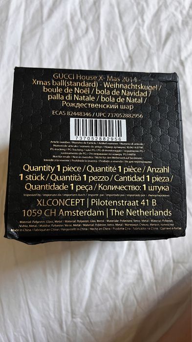 Decoratiune craciun Gucci 2014 Editie limitata