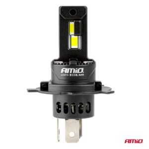 Крушки AMIO F25 pro black LED H4/19 70W 12-24V