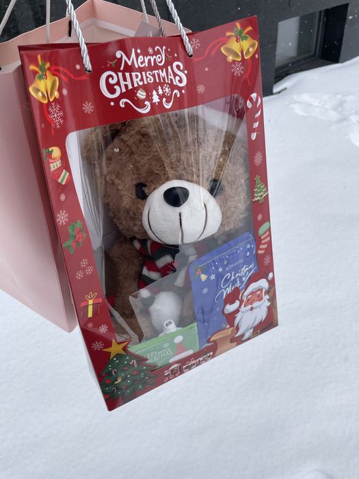Новогодный бокс (мишка) подарка