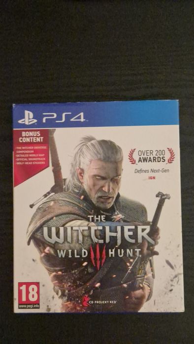 Joc PS4 THE WITCHER - WILD HUNT în stare excelenta