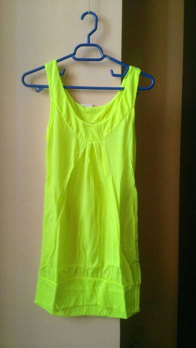 top dama culoare galben -neon