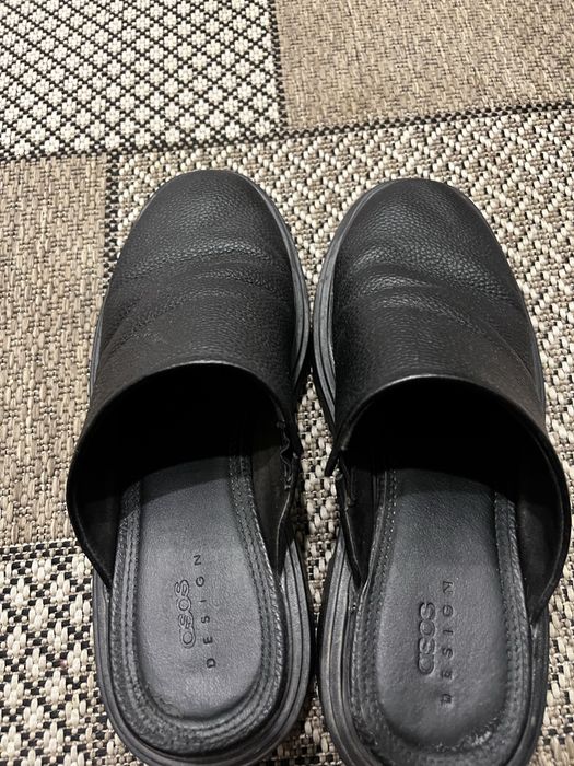 Мюли на крупной подошве