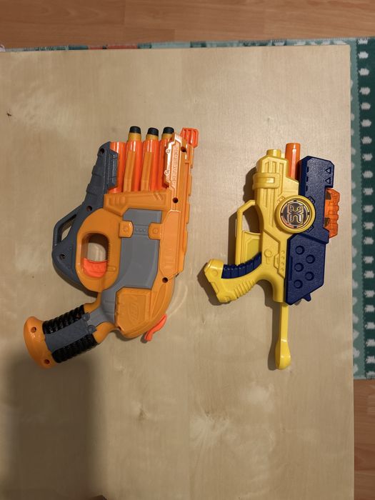 Set de 3 pusti NERF in stare perfecta/folosite o singura data